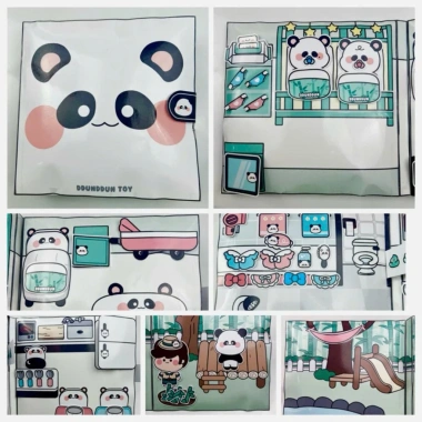 Xoei Paper Đồ Chơi Sách Giấy Capybara - Ngôi Nhà Baby, Shin Thay Đò, Gà Con - DIY Tự Cắt Tay, Giá 32.000đ