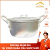 Xoong nồi nhôm mini 17cm - Nấu canh, kho cá nhanh, giá ưu đãi 56.260₫