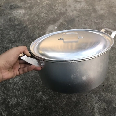 Xoong nồi nhôm mini 17cm - Nấu canh, kho cá nhanh, giá ưu đãi 56.260₫