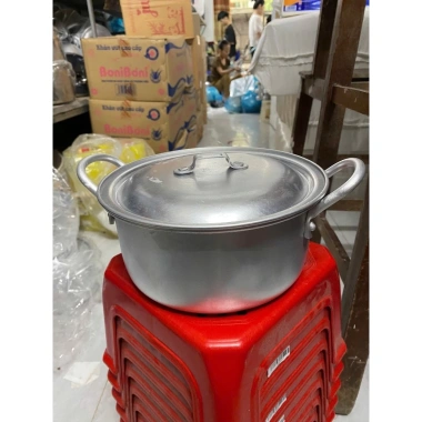 Xoong nồi nhôm mini 20cm nấu canh kho cá giá ưu đãi đặc biệt 49.500đ