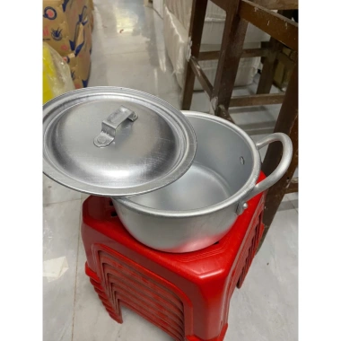 Xoong nồi nhôm vành mini nấu canh, kho cá - Kích thước tiện lợi, giá 49.500₫