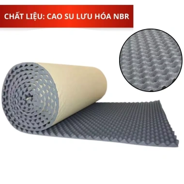 Xốp tiêu âm trứng NBR dán tường keo tiện lợi – Giảm vang, hút âm, chỉ 154.548₫