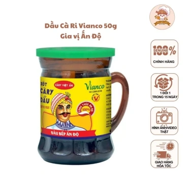 Xốt cà ri dầu Vianco Ấn Độ 50g - Hương vị thơm ngon, giảm giá 35.000đ