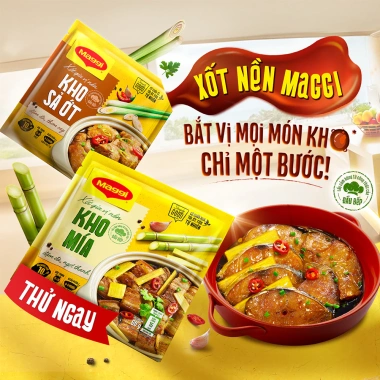 Xốt gia vị nền Maggi Kho mía - Giảm còn 10.000đ, hương vị thơm ngon, tiện lợi