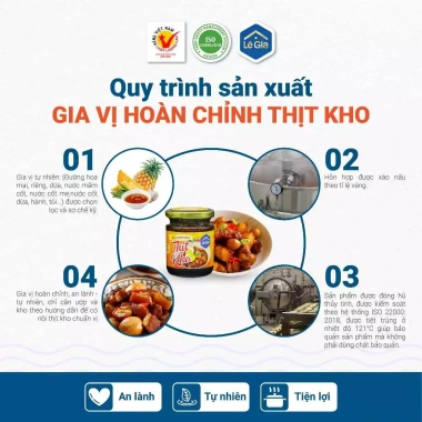 Xốt gia vị thịt kho Lê Gia 180g - Hương vị đậm đà, tiện lợi, giảm giá 33k 3