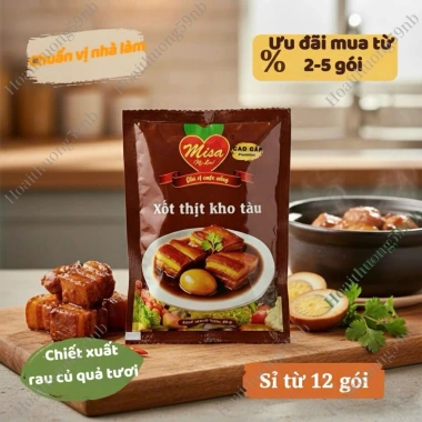 Xốt thịt kho tàu Misa 80g – Thơm đậm vị nhà làm, giá 13.500₫ khuyến mãi