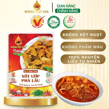 Xốt ướp phá lấu Hương Việt Xưa 82g - Gia vị chuẩn, thơm ngon, chỉ 22.000 VND