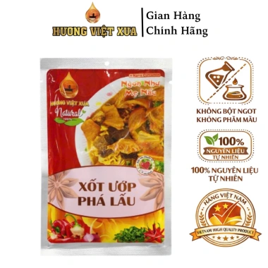 Xốt ướp phá lấu Hương Việt Xưa 82g - Gia vị chuẩn, thơm ngon, chỉ 22.000 VND
