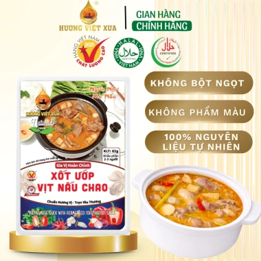 Xốt ướp vịt nấu chao Gia Vị Hoàn Chỉnh 82g - Giảm còn 22.000 VND, vị thơm đậm đà Xốt ướp vịt nấu chao Gia Vị Hoàn Chỉnh 82g - Giảm còn 22.000 VND, vị thơm đậm đà