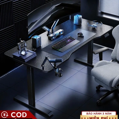 Xpanse Bàn Làm Việc Thông Minh Mặt Bàn Carbon Chống Mài Mòn - Văn Phòng/Game 2.953.000₫