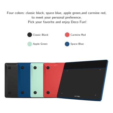 XPPen Deco Fun XS/S/L – Máy tính bảng vẽ kỹ thuật số 8.192 mức nghiêng, hỗ trợ Android, Mac, Windows, Giá 479.000đ 8