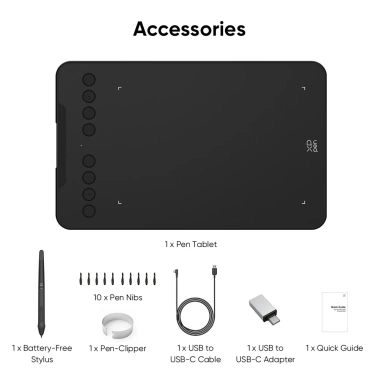 XPPen Deco mini7 V2 - Máy tính bảng vẽ đồ họa, bút 16K áp suất, giá chỉ 939.000đ 2