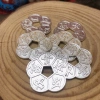 Xu Hoa Mai Bạc 2,6cm - Vật Phẩm Phong Thủy May Mắn, Thuận Tài, Giá 44.100đ 2