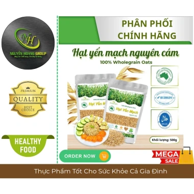 XUÂN AN Hạt Yến Mạch Nguyên Cám 500g - Tặng Gói 150g, Giá Ưu Đãi 69.000đ
