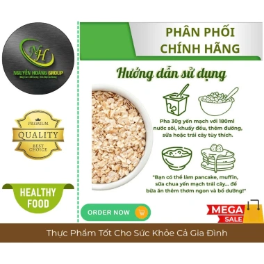 XUÂN AN Hạt Yến Mạch Nguyên Cám 500g - Tặng Gói 150g, Giá Ưu Đãi 69.000đ