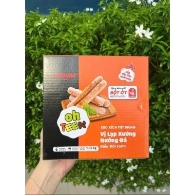 Xúc xích Ăn liền TT OH TEEn vị lạp xưởng 1kg 25 cây - Giá ưu đãi 119.000₫