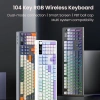 XUNFOX Bàn Phím Không Dây TK100 2.4G và Bluetooth 5.0, Phím PBT Chống Mờ, Pin 2.000mAh, Giá Ưu Đãi 499.000₫ 2