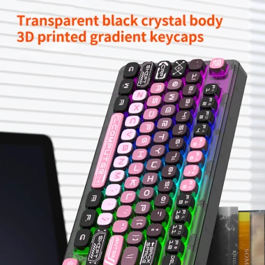 XUNFOX Bàn Phím và Chuột Không Dây Gaming Bluetooth 2.4G LED RGB - Giá 169.000₫