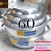 Xửng Hấp Nhôm Mạnh Hùng 60cm Chính Hãng - Giá ưu đãi 900k, phù hợp hấp bánh bao, hải sản, rau củ 2