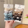 Xut 5/10 Chiếc Nơ Tóc Dây Co Giãn Nhiều Màu Traceless Đuôi Ngựa Cao Su Dành cho Bé Gái Dễ Thương Ưu đãi Giá chỉ 42.552đ 4