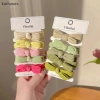 Xut 5/10 Chiếc Nơ Tóc Dây Co Giãn Nhiều Màu Traceless Đuôi Ngựa Cao Su Dành cho Bé Gái Dễ Thương Ưu đãi Giá chỉ 42.552đ 6