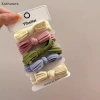 Xut 5/10 Chiếc Nơ Tóc Dây Co Giãn Nhiều Màu Traceless Đuôi Ngựa Cao Su Dành cho Bé Gái Dễ Thương Ưu đãi Giá chỉ 42.552đ 10