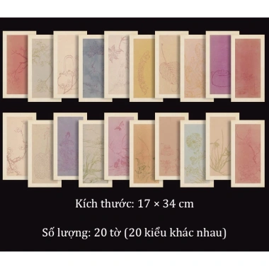 Xuyến Chỉ Nhuộn Sáp 20 tờ Bán Sinh Bán Thục Không Loang Mực - Luyện Viết Thư Pháp Sơn Thủy Như Mộng Giá 61.890 VNĐ 10