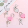 XYAX 10 Hình Trái Tim Vintage – 2 Chìa Khóa Nhựa Mini, Vali Ổ Khóa Dễ Thương, Phong Cách Cổ Lãng Mạn, Giá 53.130₫