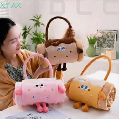 XYAX Đệm Chăn Văn Phòng Gập Lại Cuộn, Ấm 2 Trong 1 Ngủ Chăn - Thiết Kế Hoạt Hình Dễ Thương, Giá 153.576₫