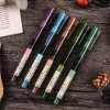 Xz 5 chiếc bút gel lỏng thẳng 17 màu retro, khô nhanh, bút kim màu - Giá chỉ 94.160 VND 5
