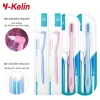 Y-kelin Bàn chải đánh răng chỉnh nha chùm đơn V - Lông mềm, 1 chải liên ngành, giá ưu đãi 20.248₫
