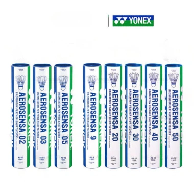 Y0NEX Cầu Lông Lông Ngỗng AS40-AS50 30/05/09/12 - Bộ 12 Chiếc Giá Ưu Đãi 461k