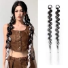 Y2K Hotties tóc giả đuôi ngựa 2PC 70cm punk bong bóng xoắn bím - chỉ 99.000đ 4