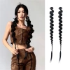 Y2K Hotties tóc giả đuôi ngựa 2PC 70cm punk bong bóng xoắn bím - chỉ 99.000đ 7