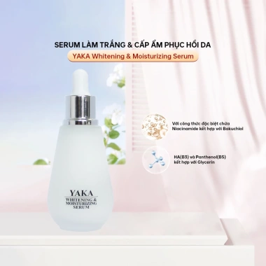 YAKA Serum Trắng Da Dưỡng ẩm, Phục hồi, Kháng khuẩn – Giá 465.800₫