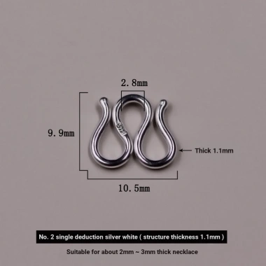 Yalin S925 Bạc Handmade – Khóa Ngọc Trai, Vòng Cổ & Đai Mở 2 Mặt 99.000đ 7