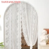 YANYANGTIAN Rèm cửa không cần khoan 1m3x2m Che phòng ngủ, vách ngăn riêng tư, ren gạcrèm