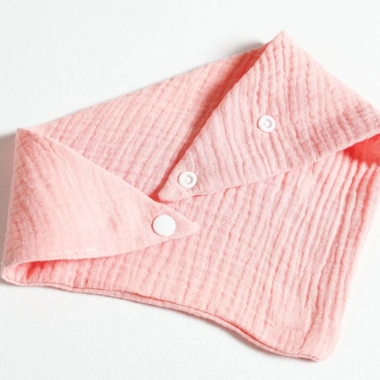 Yếm ăn bé Dasbsug 3 chiếc - Cotton mềm, điều chỉnh nút, kháng drool, bandana 3