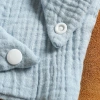 Yếm ăn bé Dasbsug 3 chiếc - Cotton mềm, điều chỉnh nút, kháng drool, bandana 9