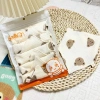 Yếm ăn dặm BeeOn muslin tam giác mềm mại, cúc bấm cho bé trai & bé gái - 22.154₫