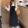 Yếm bầu công sở dáng dài bauxinh đầm bầu thời trang không kèm áo giảm giá 190k 9