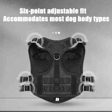 Yếm chó chống giật 10-45kg, đệm lót thoáng khí, áo ghi‑lê, dây dắt 1.5m, dải phản quang cho Husky & Labrador 6 Yếm chó chống giật 10-45kg, đệm lót thoáng khí, áo ghi‑lê, dây dắt 1.5m, dải phản quang cho Husky & Labrador 6