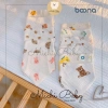 Yếm Cổ Xô Muslin 8 Lớp Boona Cao Cấp Cho Bé Hình Tròn Hoa Đáng Yêu Chống Lật Giá 35.000 VND 6