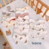 Yếm Cổ Xô Muslin 8 Lớp Boona Cao Cấp Cho Bé Hình Tròn Hoa Đáng Yêu Chống Lật Giá 35.000 VND 7