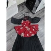 Yếm Gấm Hoa Nhún Bèo Tầng Rớt Vai, Chân Váy Xoè Dài Thiết Kế Tinh Tế Minnie Shop Giá Giảm Đặc Biệt 200k 6