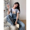 Yếm jean nữ dáng rộng form Hàn Quốc – Thiết kế thoải mái, giá chỉ 289.000 VND 3
