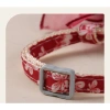 Yếm ngực mèo siêu nhẹ nơ to, thoáng khí, dây dắt 1m, điều chỉnh, chống trượt - thời trang mùa hè cho chó nhỏ và mèo con 5