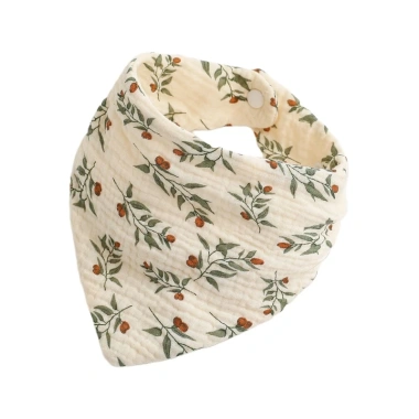Yếm Sơ Sinh Muslin CUY Gạc 1 Bước Khóa Cổ Khăn - Giá ưu đãi 57.055đ 7