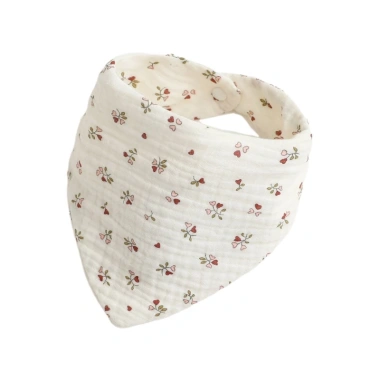 Yếm Sơ Sinh Muslin CUY Gạc 1 Bước Khóa Cổ Khăn - Giá ưu đãi 57.055đ 9