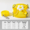 Yếm thú cưng chống tuột thoáng khí - Dành cho mèo & chó nhỏ, tặng dây 2m 9